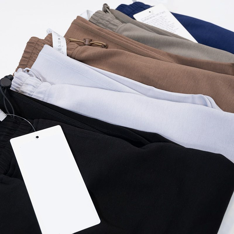 Womens Yoga Soft Pants Long Ladies High Waist Soft Fabric Straight Jogger Trousers Shows Legs Yoga Fitness Pant 065