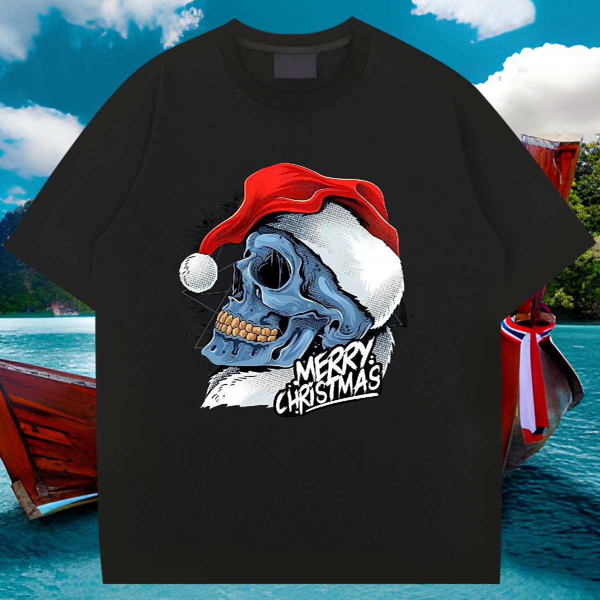 Cool T Shirts Men Casual Beach Cotton O Neck Short Sleeves Men Clothes T-Shirt New Arrival Cartoon Printing S-3XL Tees Shirts