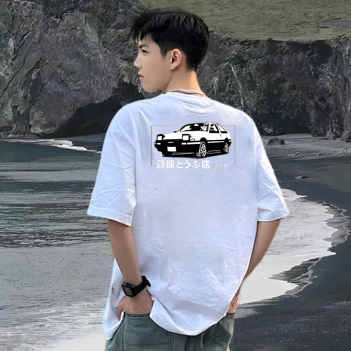 High Quality Man T Shirts Summer Casual Cotton Breathable Soft Couples T Shirts Classic Anime Print Tops