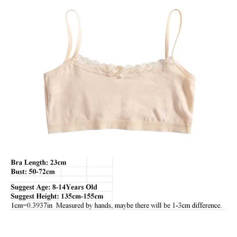 Camisole Camisole Development cycle of girl bra and lingerie set vest lingerie suspender summer lace tube bra cotton 8-15 years WX5.31