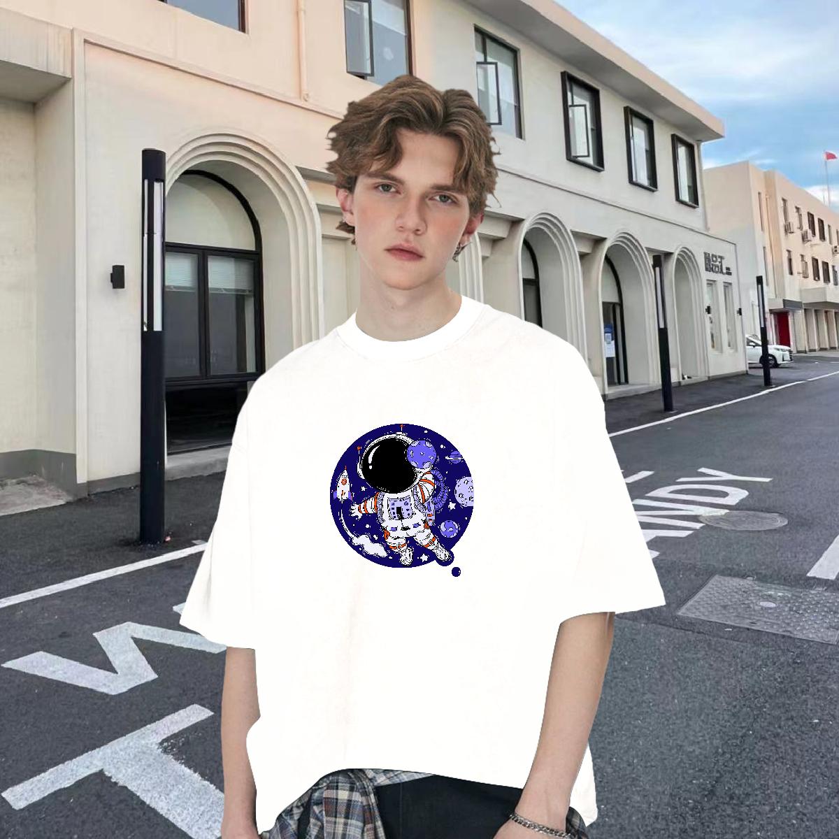 Brand T-Shirts for Men High Street Hip Hop Round Neck Short Sleeve Tshirt for Man Woman Fashion New Floral Print Tops Shirt