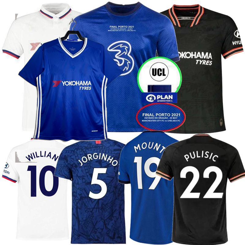 Retro classic 16 17 19 20 21 final CFC WERNER Soccer Jerseys JORGINHO RUDIGER HAVERTZ KANTE HAZARD T.SILVA PULISIC ZIYECH CHILWELL MOUNT WILLIAN football shirt