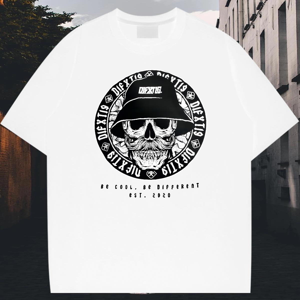 2024 T shirt Custom Daily Wear Couples T Shirts O-Neck Short Sleeve Cotton Loose Tee Shirt