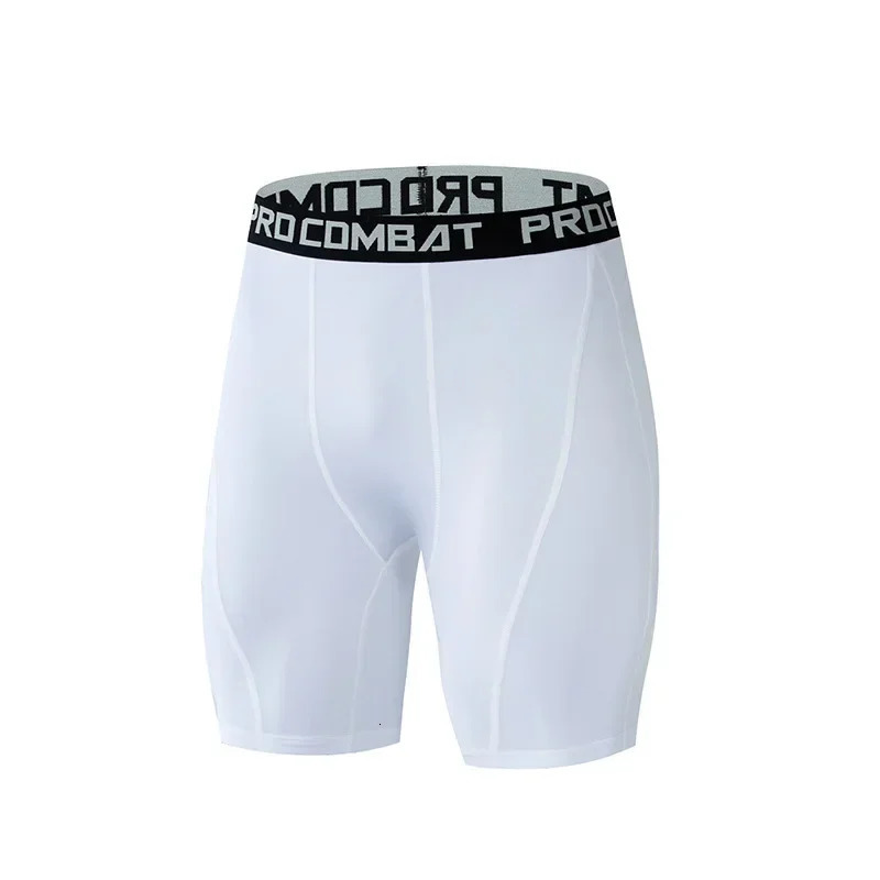 Sports Fitness Pants Mens Basketball Shorts Workout Tights Gym Running Training Bottoming Shorts Mens Compression Leggings 240603