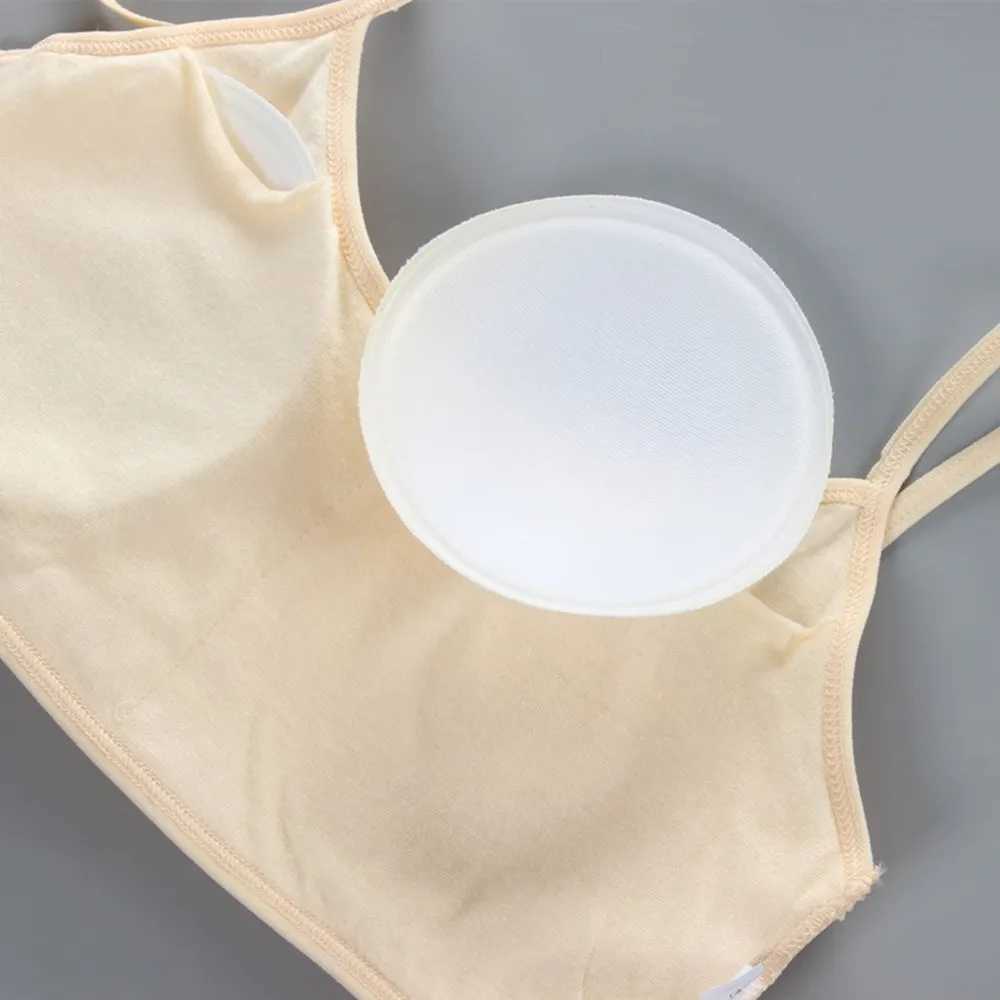 Camisole 2PC Womens Full Cup Seamless Underwear Training Puberty Bra 8-14 Years WX5.31QOMJ