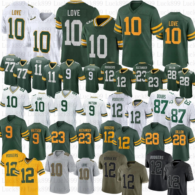 Love Jayden Reed Josh Jersey de football Jaire Alexander Dillon Walker Devonte Wyatt Doubs Morgan Starr Gary Wicks Nixon Musgrave Melton