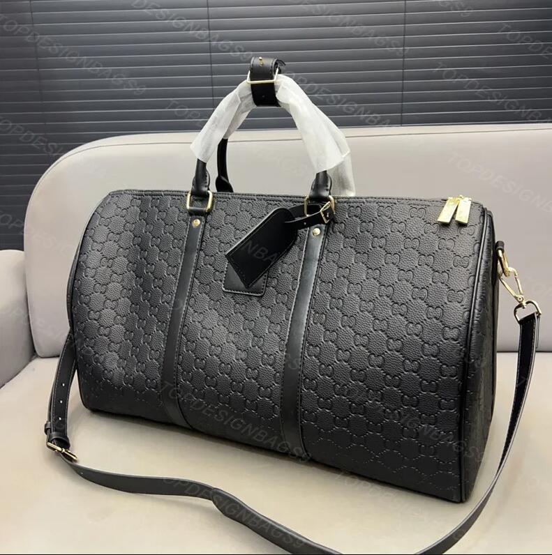 Designers fashion duffel bags men pu leather female travel bags pu leather handbags large capacity holdall carry luggage weekender bag creative
