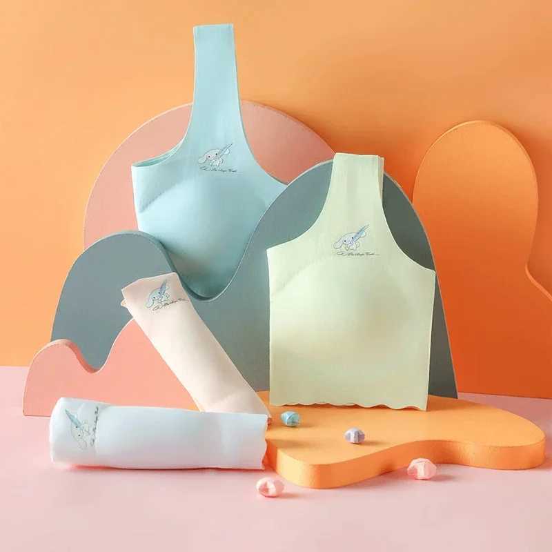 Camisole Camisole Girls Breathable Sports Training Bra Seamless Teenage Girls Underwear Solid Color Top WX5.31