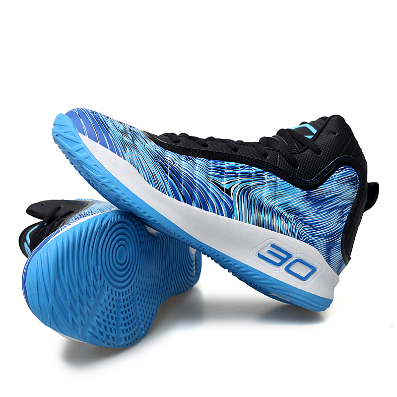 Professional Light Basketball Shoes Breathable Anti-slip Basketball Sneakers Men Lace-up Sports Shoes