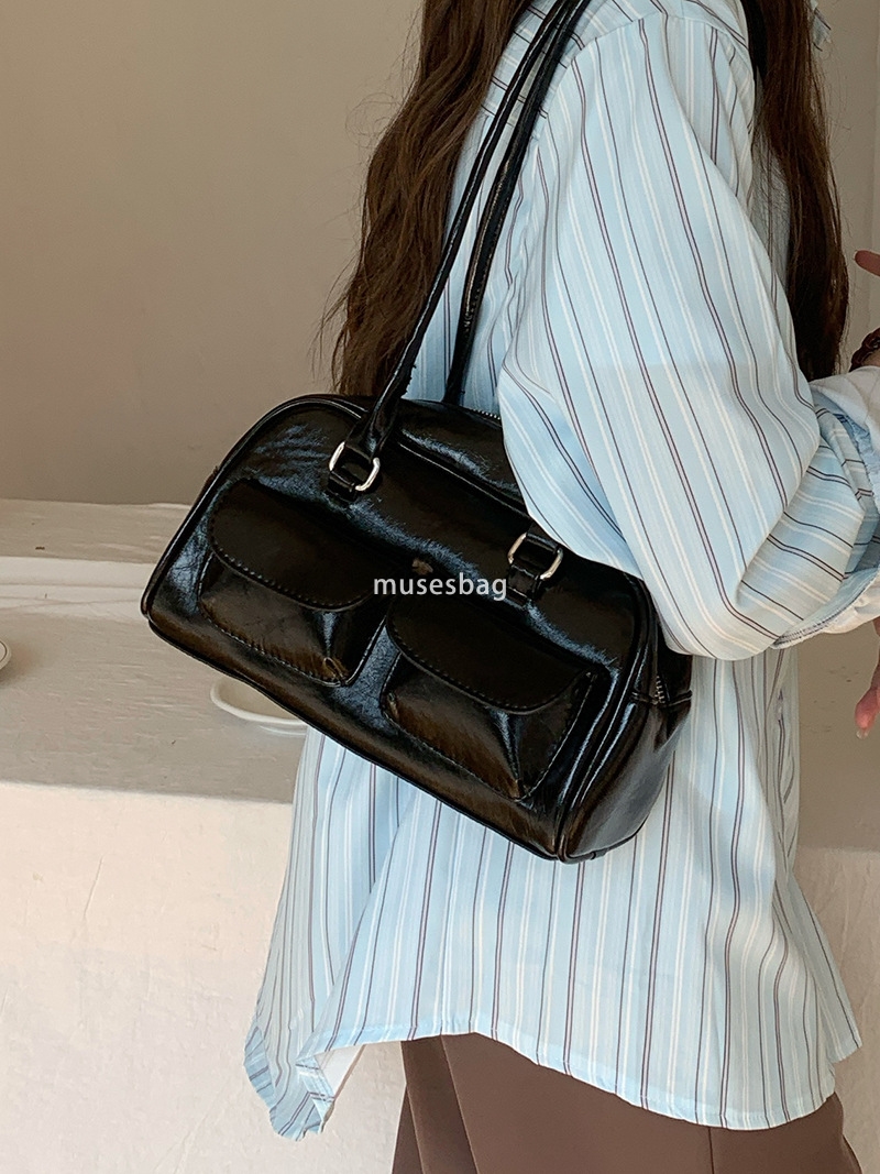 High quality women's bag, underarm bag, fashionable and casual tote bag, business shopping bag, retro large capacity, classic luxury mini designe