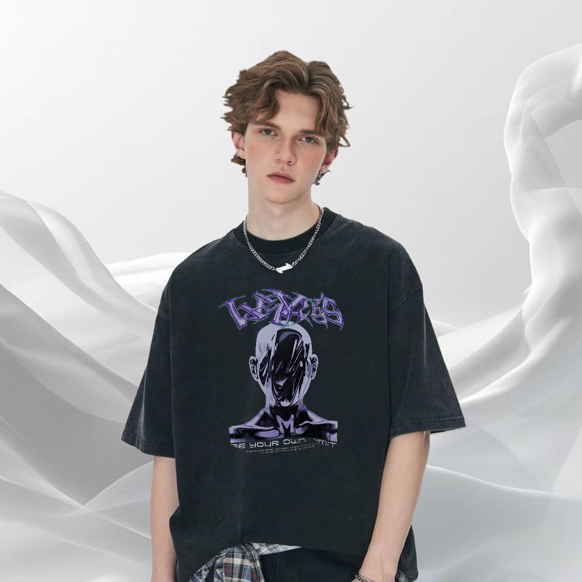 Cool Couples T Shirts Cotton Breathable Soft Daily Wear T shirt Plus Size Cartoon Wholesale Tops Tees