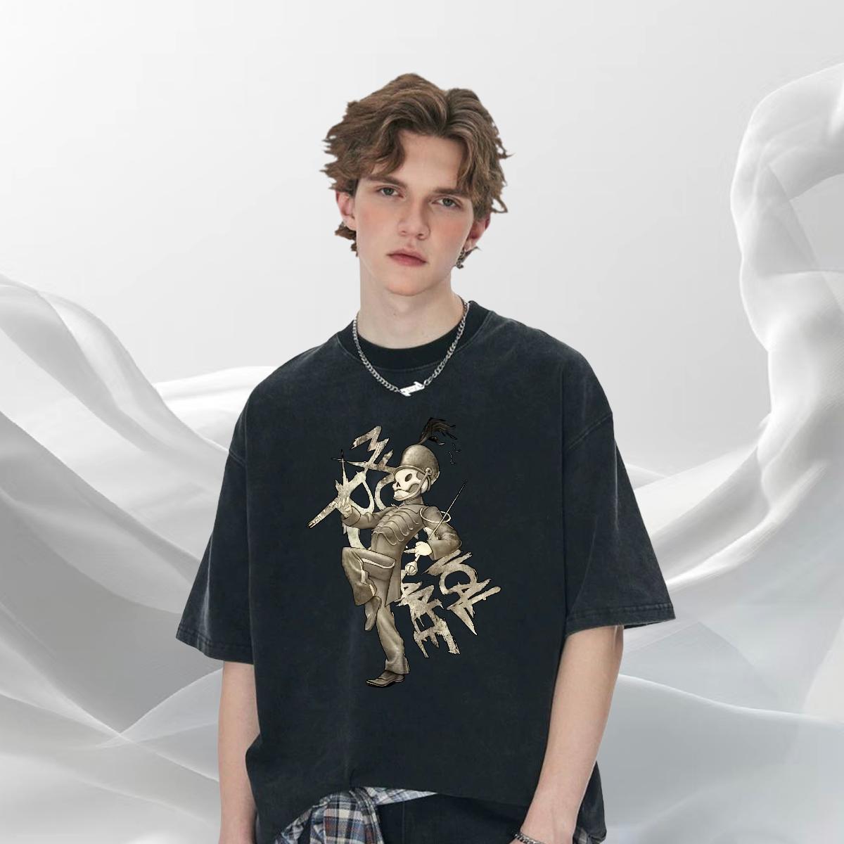 Fashion Design Men T Shirts Customized Daily Wear Men Clothes T-Shirt Short Sleeve Cotton O-Neck Loose Tops Shirt