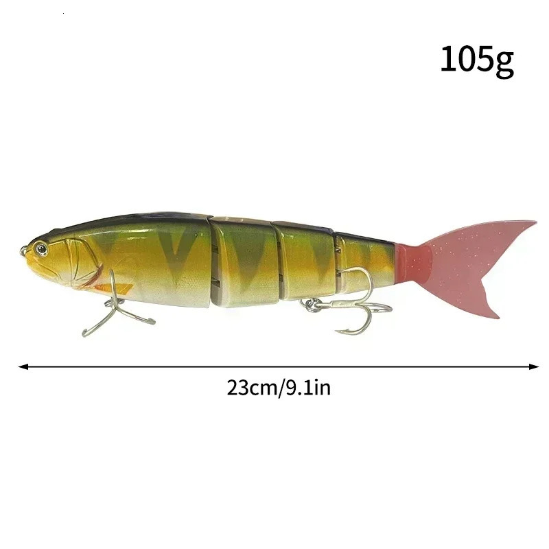 Swimbait Balam 230mm Lure Madness Giant Bait Balam Lure for Big Bait Bass Catfish Hard Lures Giant Jointed Lures leurre balam 240603