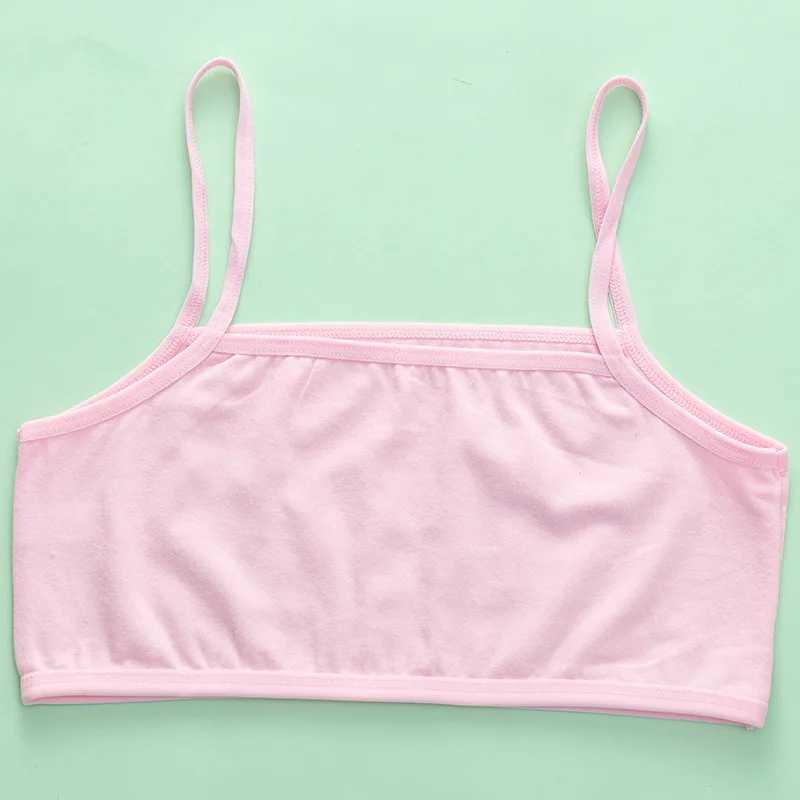 Camisole Camisole 3Pc/Lot s Underwear Cotton Girls Tank Top Cartoon Color Undershirt Girls Singlet Baby Camisole Bra Tops Sport Bra 7-15Y WX5.31