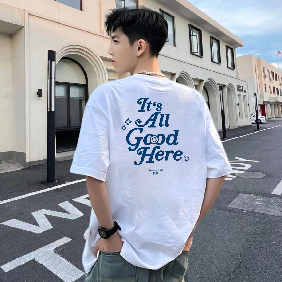 2024 T Shirt For Man DIY Spring Summer Tshirts Breathable Crew Neck Soft Clothings