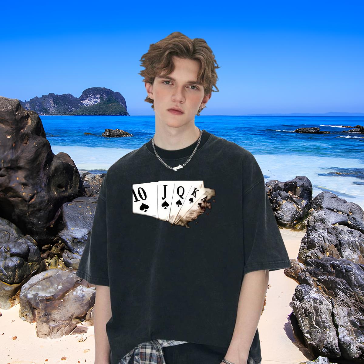 Designer Mens T Shirts Anime Printing Street Breathable Short Sleeve Men Tees Fashion New Black Oversized Tops Shirt