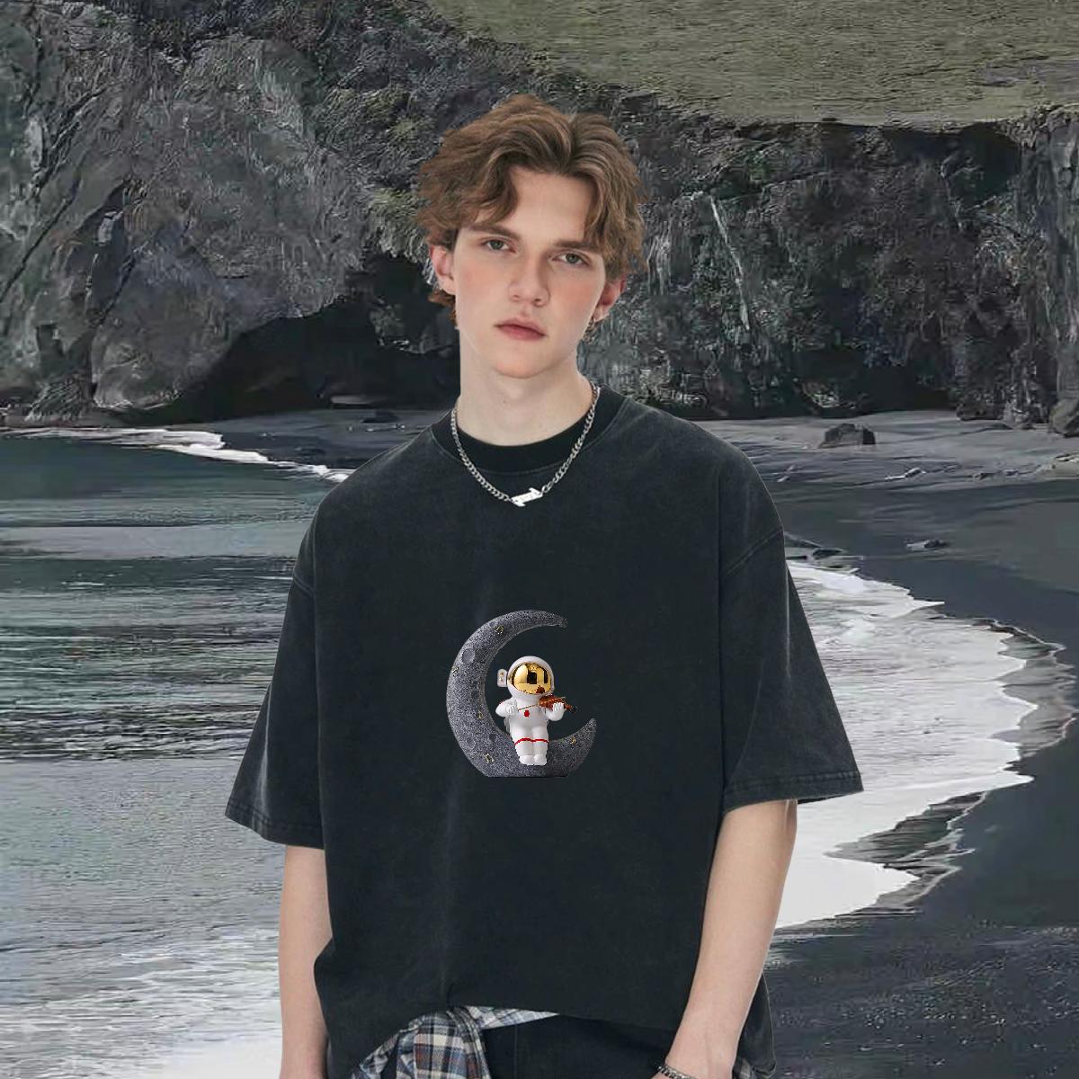 Brand T shirt Daily Outfit Breathable Short Sleeve Men Tops Tees Stylist DIY Anime Wear