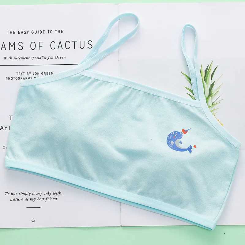 Camisole Camisole 3Pc/Lot s Underwear Cotton Girls Tank Top Cartoon Color Undershirt Girls Singlet Baby Camisole Bra Tops Sport Bra 7-15Y WX5.31