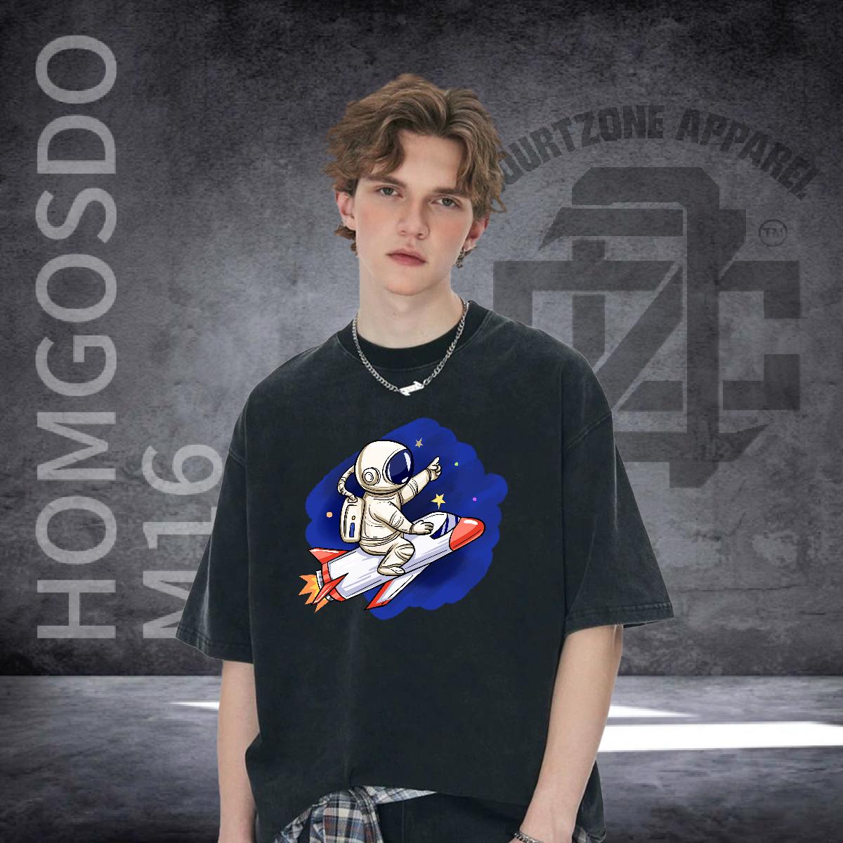 New Designer T-Shirts Cartoon Print Men Tshirts Hip Hop Short sleeve Cotton Soft 5A Tops