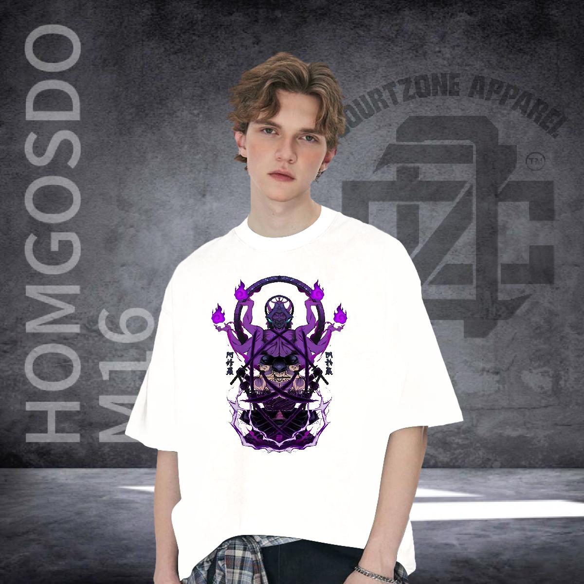 Fashion Mens T Shirts Cartoon Print Street Casual Couples T Shirts O-Neck Short Sleeve Cotton High Quality Clothes