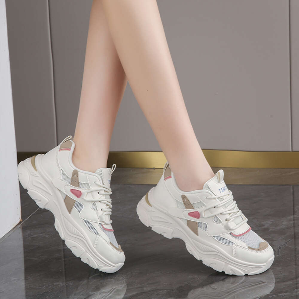 CRLAYDK Womens Chunky Sneakers Platform Mesh Summer Dad Shoes Casual Walking Running Sport Tennis Height Increase Trainers ddmythur