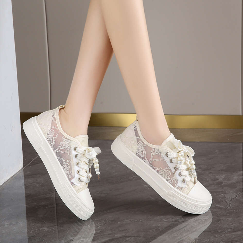 Loafers for Women Lace Butterfly Summer 2024 Fashion Sneakers Lightweight Classic Casual Slip On Shoes Walking Tennis ddmythur