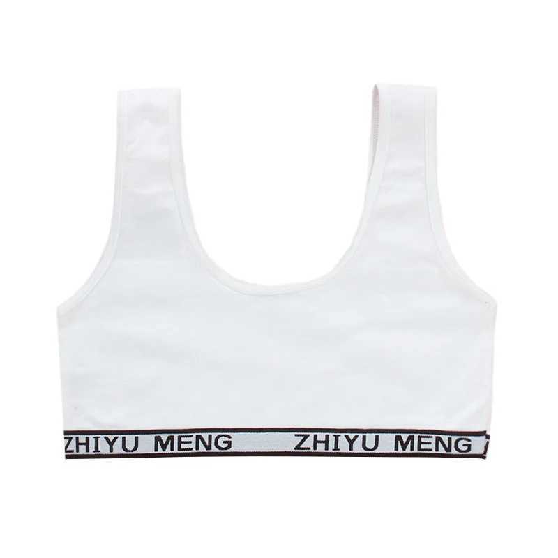 Camisole Camisole 8-18 Cotton Youth Girls Training Bra Youth Tank Top Wireless Lace Tank Top Direct Shipping KF020 WX5.31