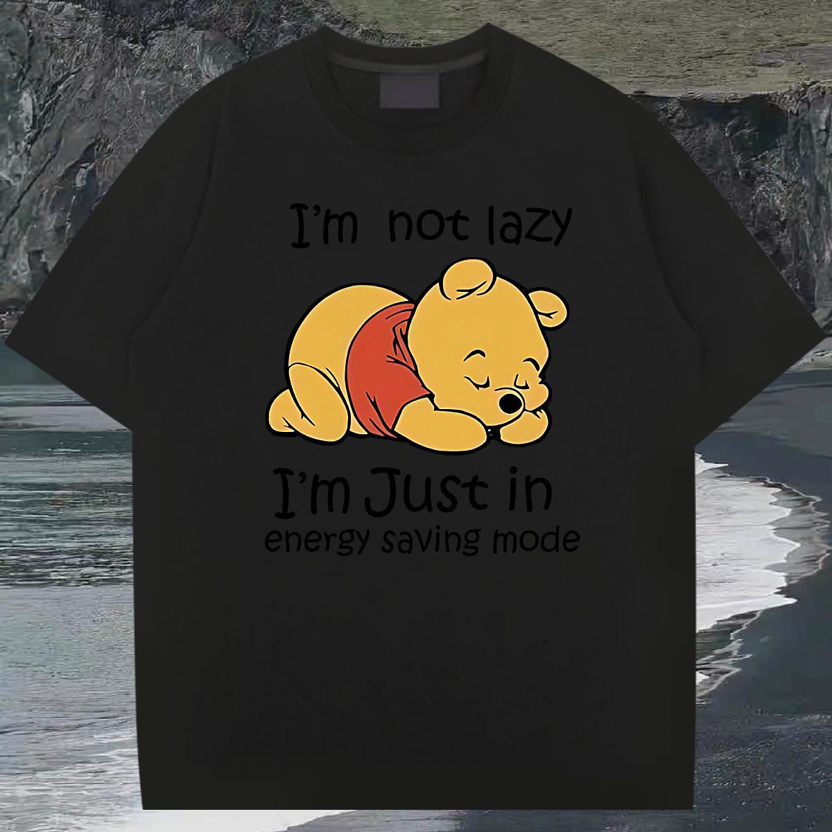 Loose Fit Mens Tshirts Short sleeve Cotton Soft Outdoor T-Shirts Custom Cartoon Fashion Design Tops