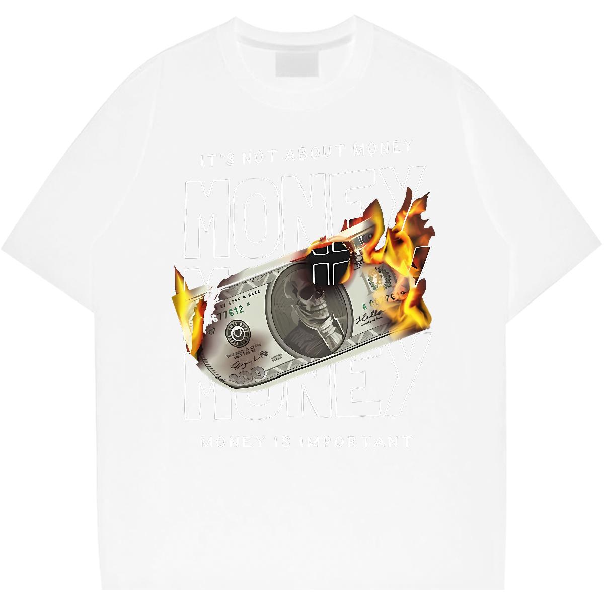 Cool T-Shirts for Men Street wear Hip Hop Cotton Breathable Short Sleeve Couples T Shirts Fashion Casual Customized Polos