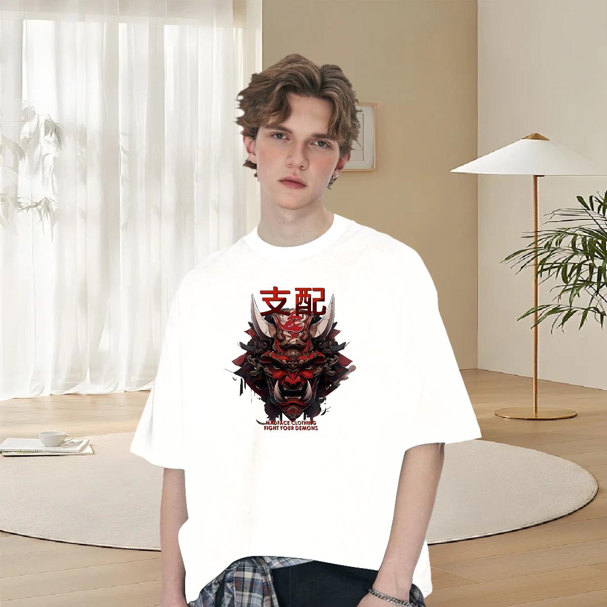 Soft Men Clothes T-Shirt Short Sleeve Cotton O-Neck Sports Casual T shirt Cartoon Print Customized Polos