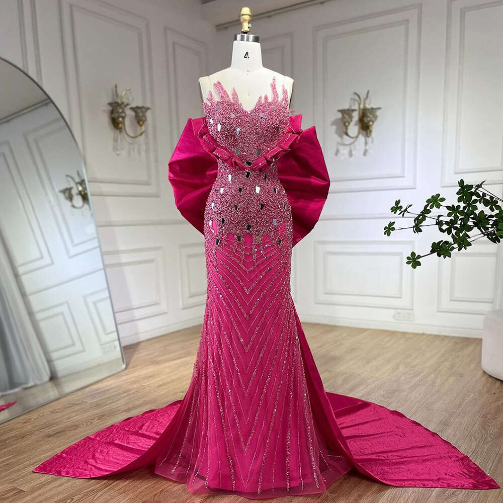 Mermaid Evening Dress - Elegant Beaded Formal Gowns For Women Party