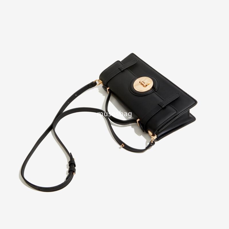 New high-end PU crossbody bag fashionable and casual shoulder bag simple and atmospheric small square bag versatile and exquisite bag