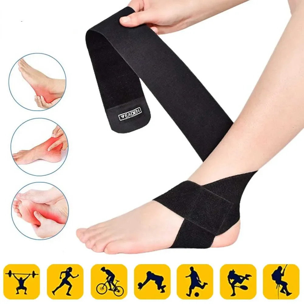 1 PCS Ankle Brace for Arch Ankle Support Football Basketball Volleyball Running Sprained FootTendonitisPlantar Fasciitis 240603