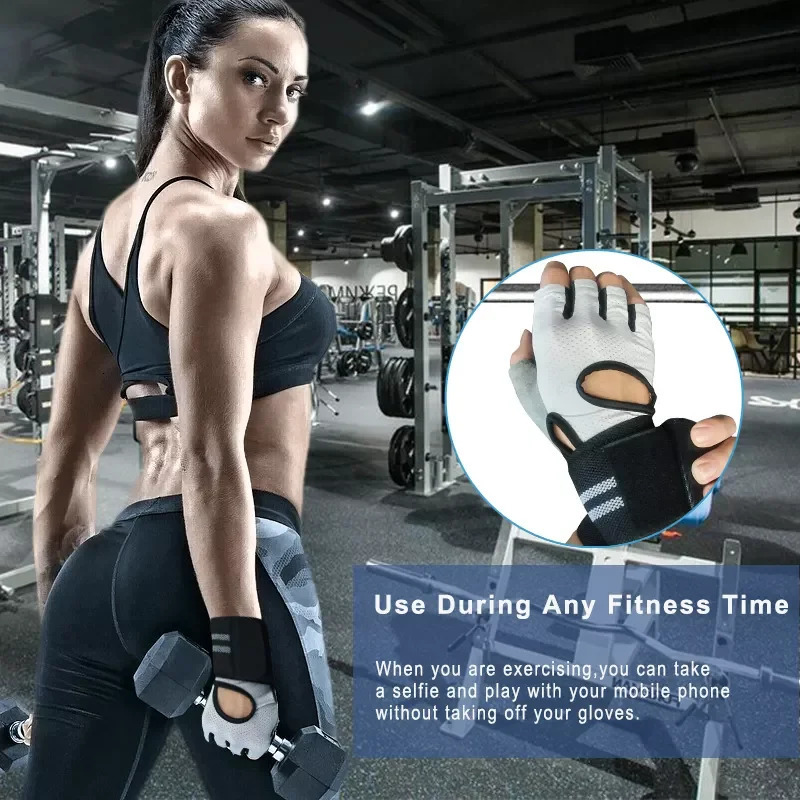 Sport gloves Manufacturer preferential supply weightlifting gym gloves weightlifting gloves with wrist wrap 240603