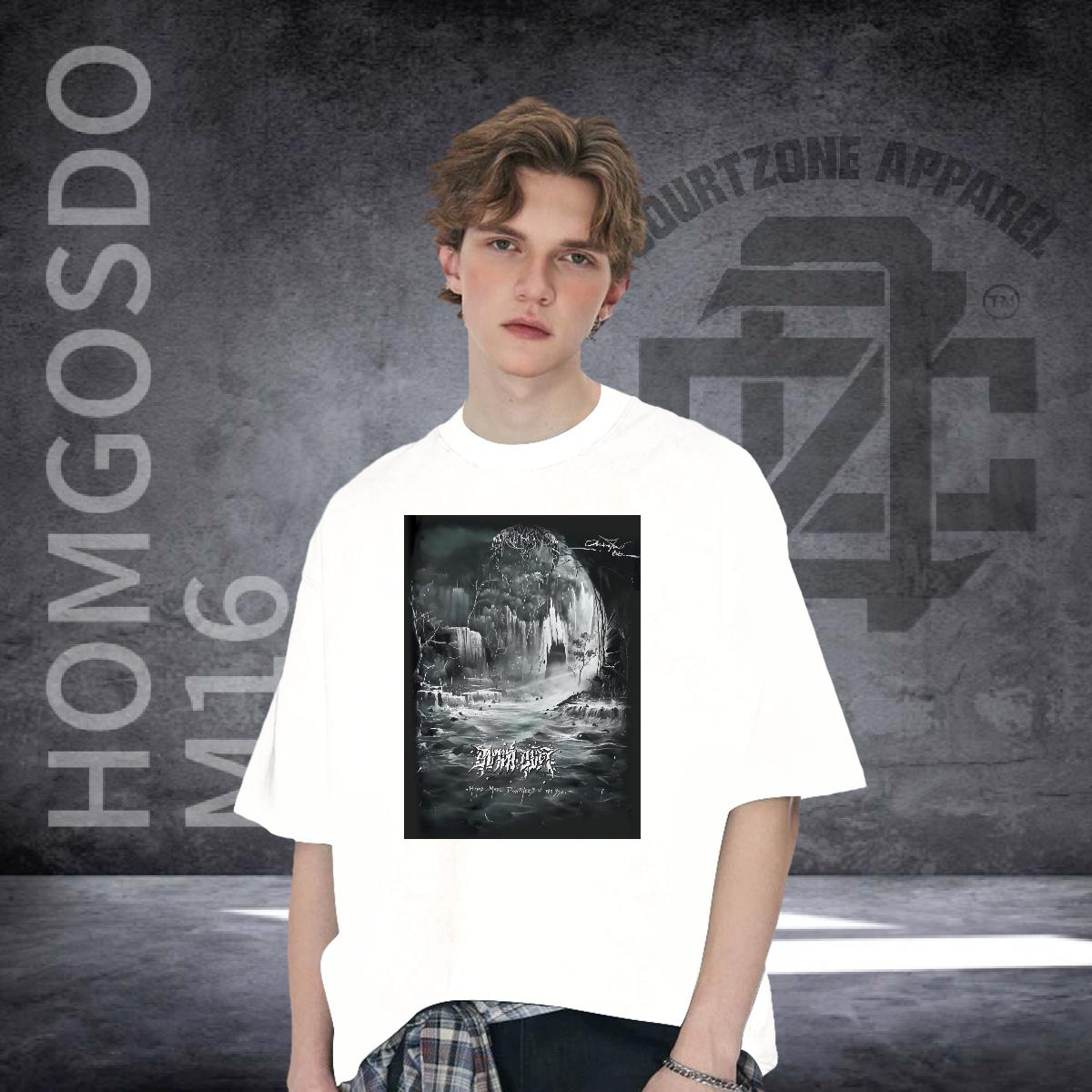 Wholesale Mens T Shirts DIY Logo Street Men Tshirts Breathable Short Sleeve Classic Clothes