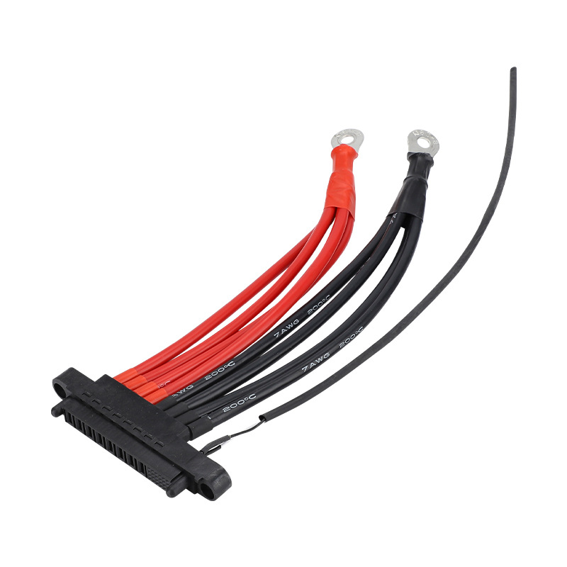 Customized new energy cabinet connection wire, high current plug wire, electric vehicle lithium battery charging plug wire wiring