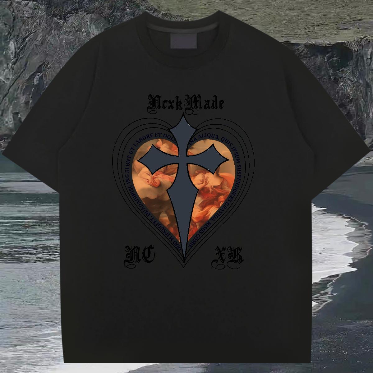 Customized T-Shirts White Plus Size Hip Hop Couples T Shirts Breathable Crew Neck Comfortable Tees