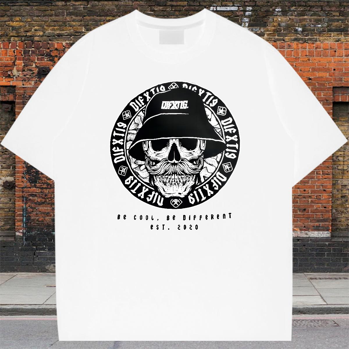 5A Men Tops Tees Short Sleeve Cotton O-Neck Home Outdoor T-Shirts for Men Custom Cartoon 2024 DIY Tees Shirts