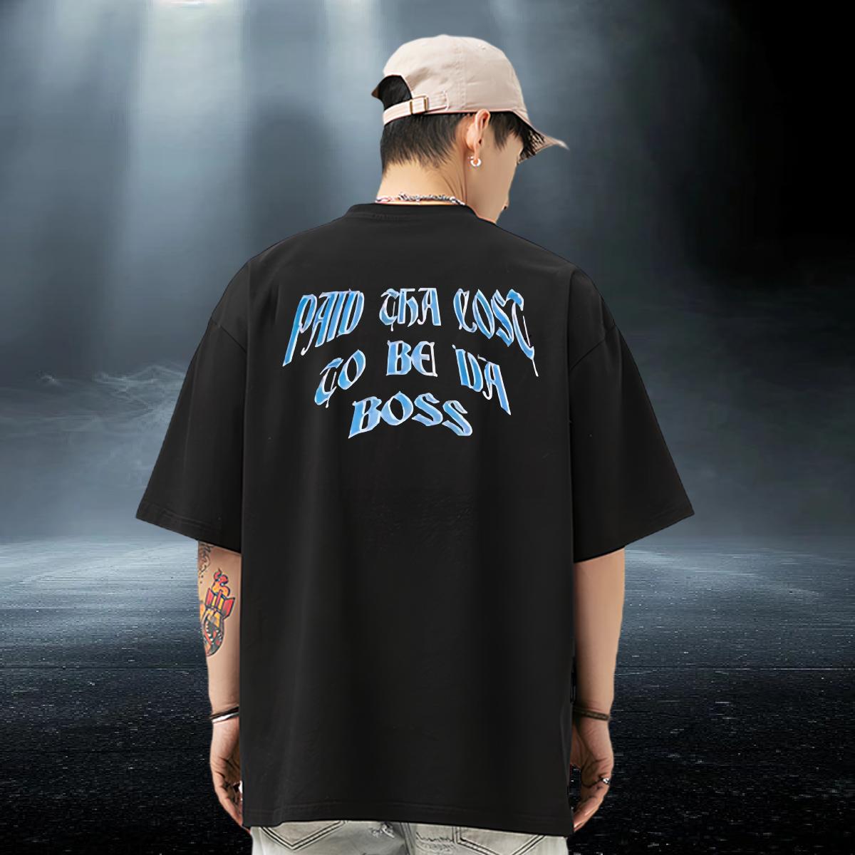 Classic Tshirts Crew Neck Cotton Breathable High Street Hip Hop Mens T Shirts Custom Printed 2024 New Polos