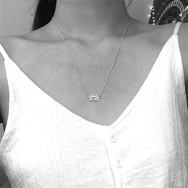 10PCS Sea Ocean Water Wave Sun Sunshine Necklace Geometric Sunrise Sunset Sundown Landscape Necklaces for Outdoor Beach Surfing Lover