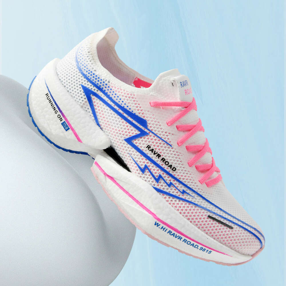 New Men's Sports Sneakers New Explosive Carbon Plate Marathon Racing Outdoor Non-slip Shock-absorbing Couple Running Shoes