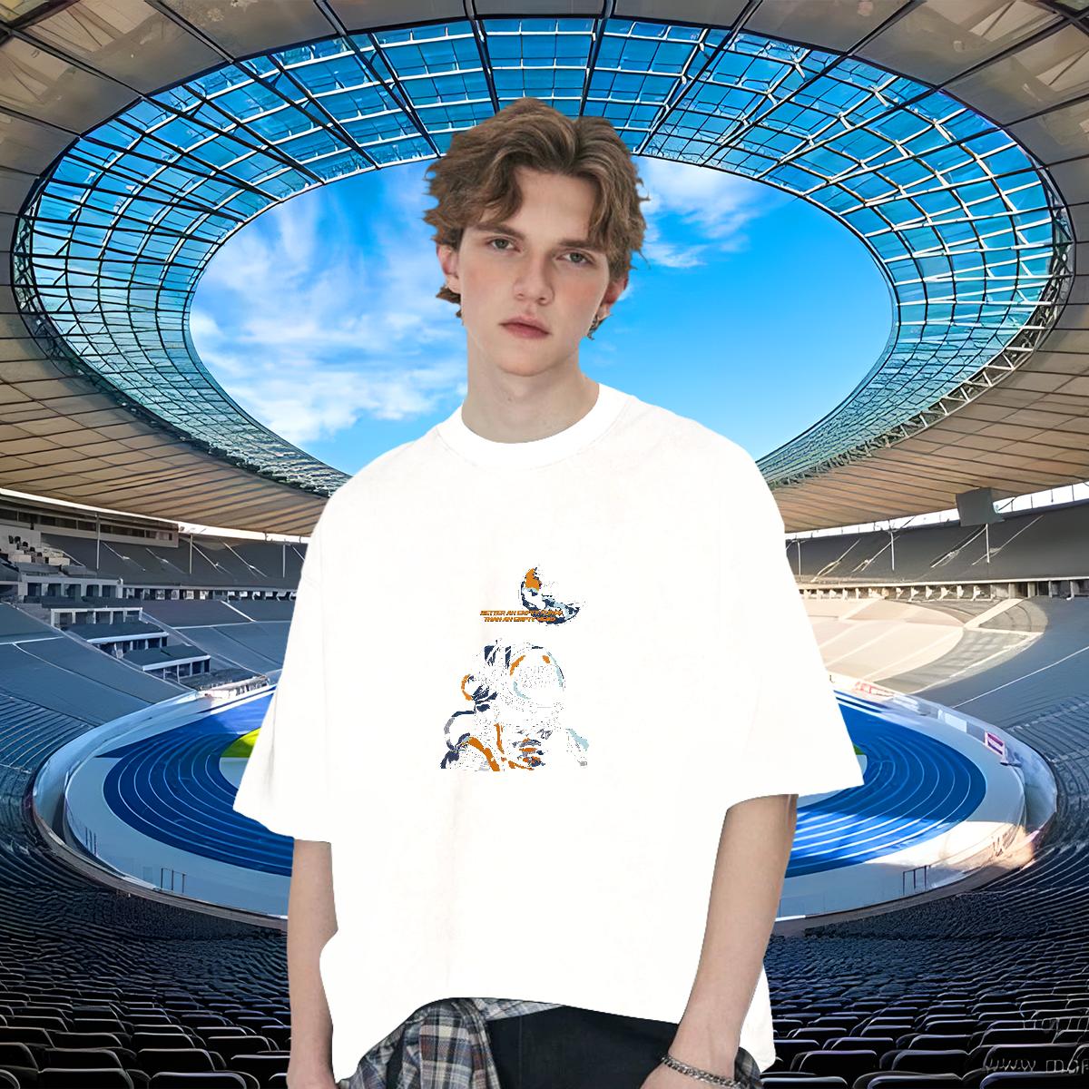 High Quality T Shirts Men High Street Hip Hop Cotton Breathable Soft Tshirt for Man Woman Wholesale Black Oversized Tops Tees