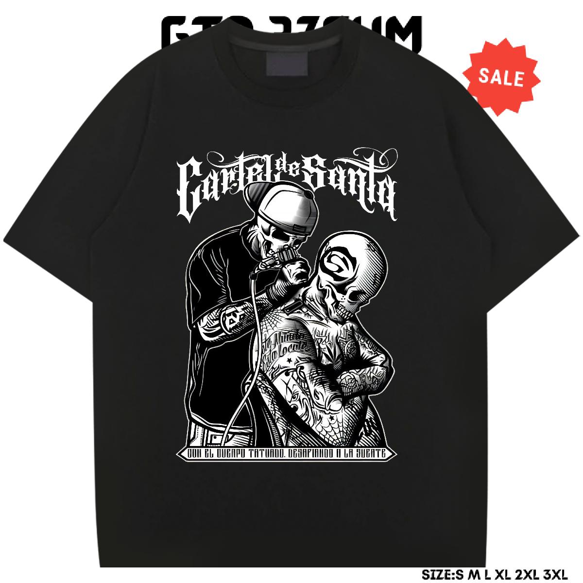 Designer T-Shirts for Men Cartoon Print Men Tees Beach Breathable Crew Neck Cotton Loose Fit Top Tees