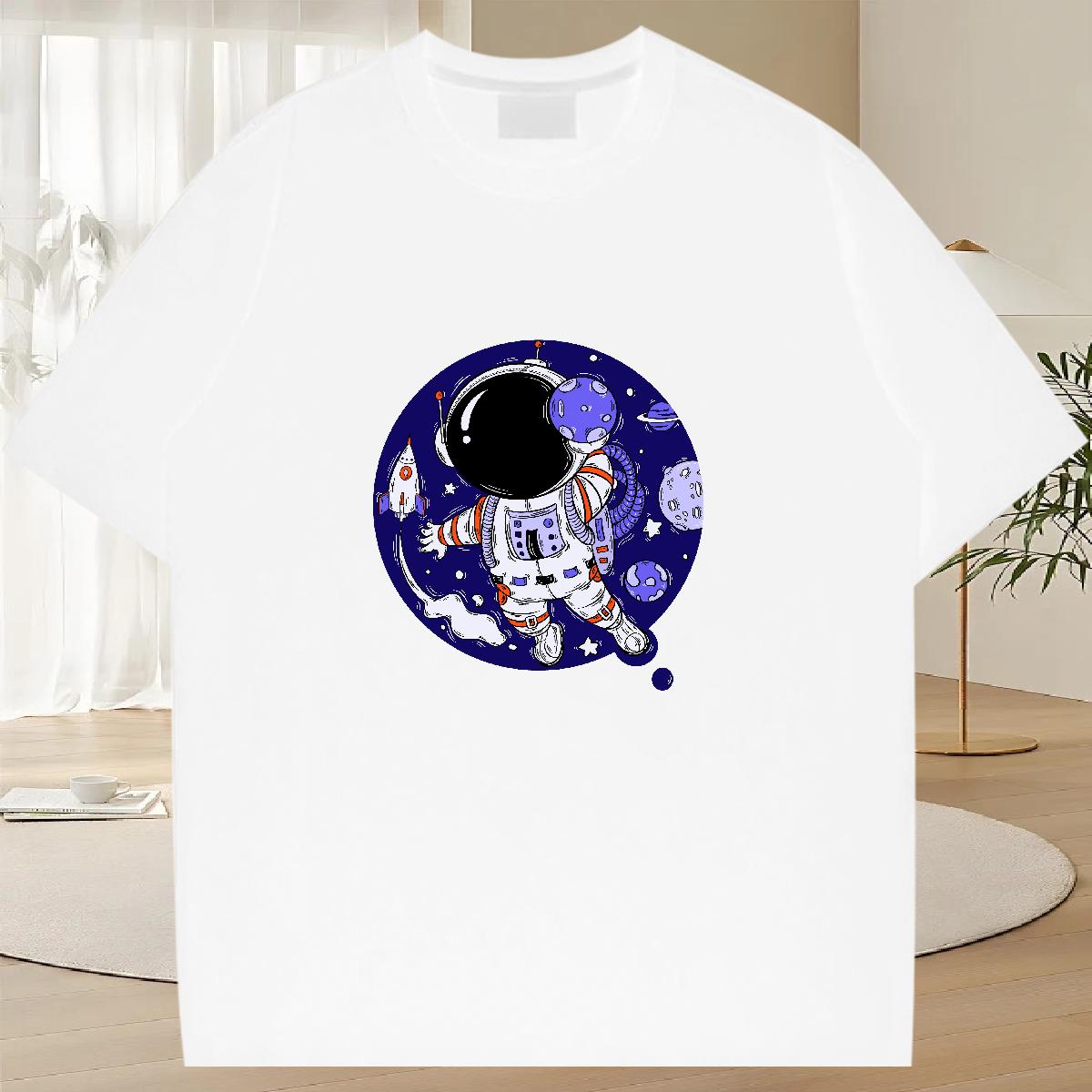 Classic Men T Shirts Casual Beach Short Sleeve Cotton O-Neck Tshirts 2024 New Oversized Clothings