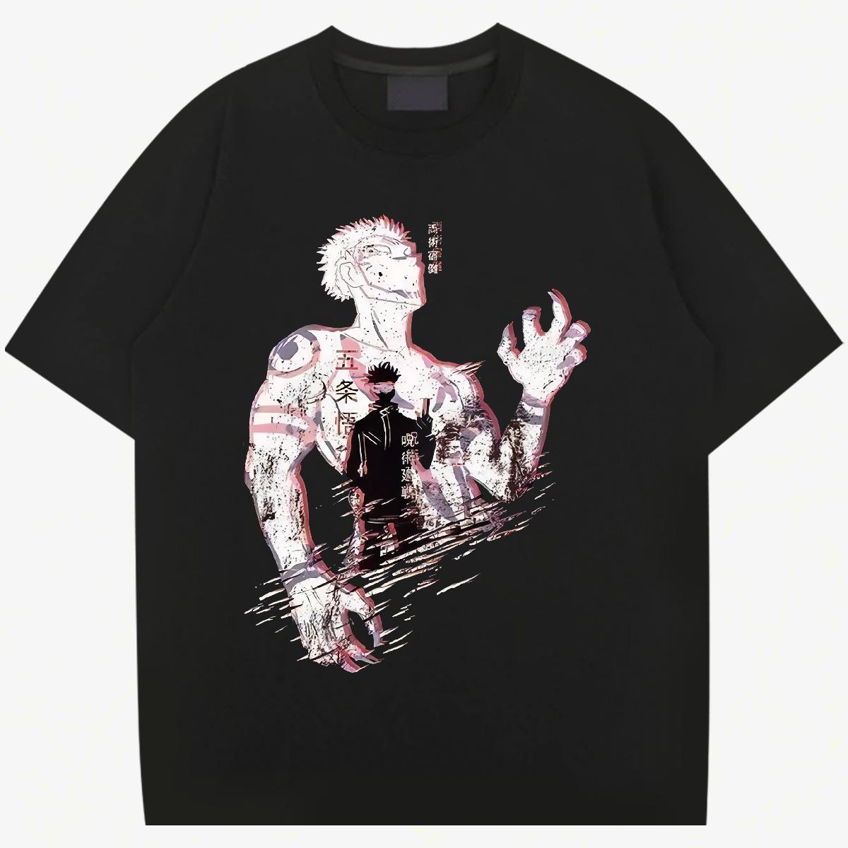 Customized T-Shirts for Men Oversized S-3XL Mens Tshirts Anime Printing Street Cotton Breathable Soft Comfortable Tee Shirt