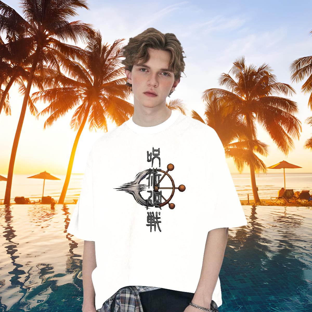 5A T Shirt For Man Casual Beach 180g Cotton Men Tops Tees 2024 Plus Size Cartoon Clothes