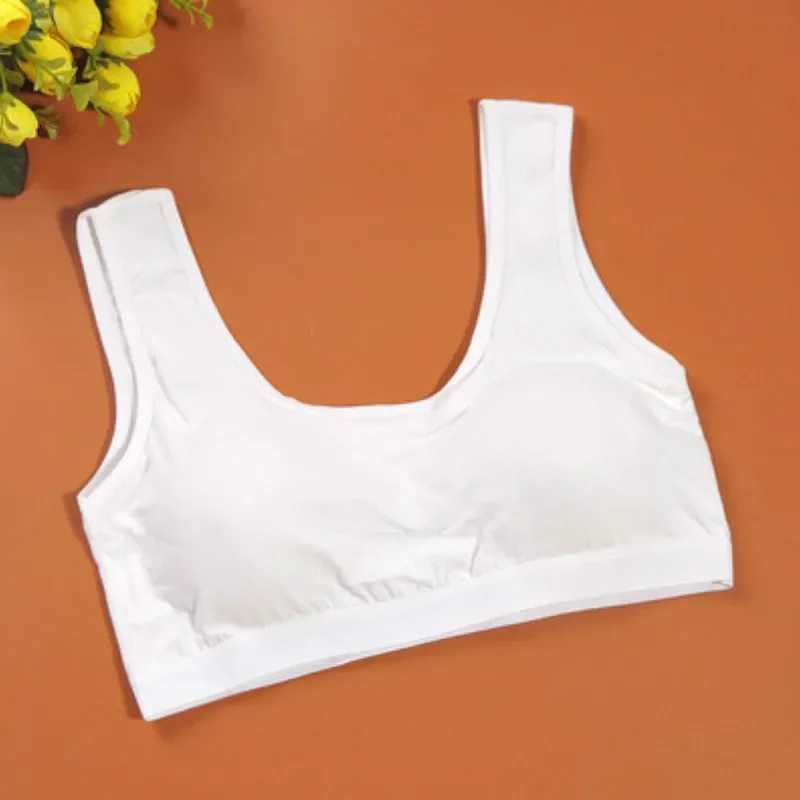 Camisole Camisole Girls Training Bra s Cotton U-Broadband Short Vest Breathable Girl Tops Clothes 8-14years WX5.31