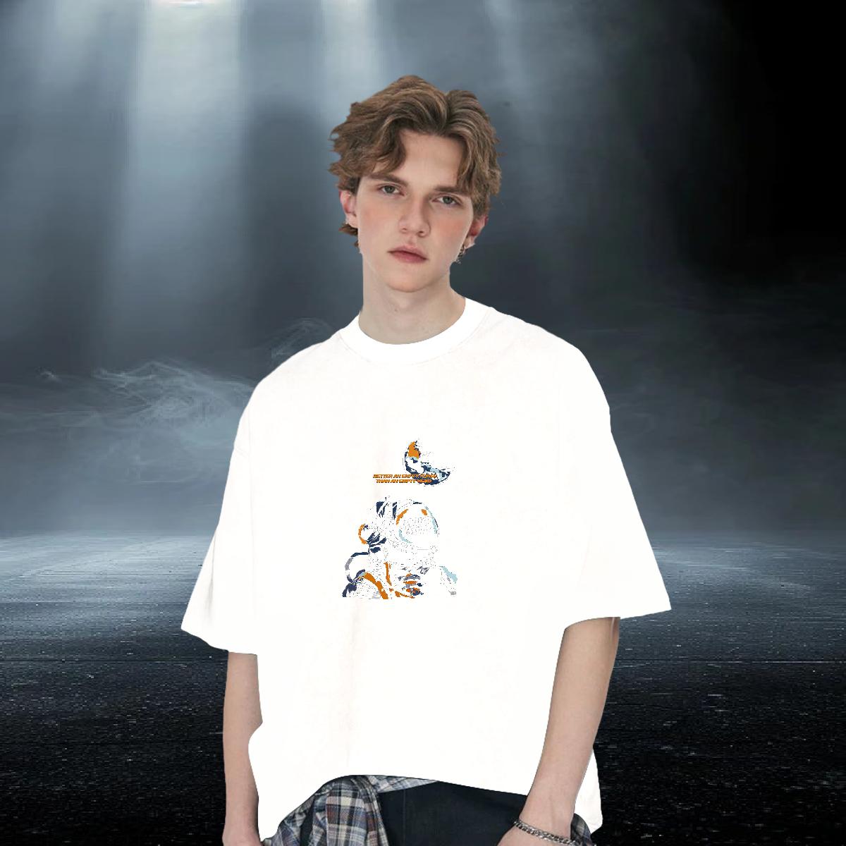 Cool Design Mens T Shirts Beach Crew Neck Cotton Couples T Shirts Fashion Design Custom Anime Tshirts