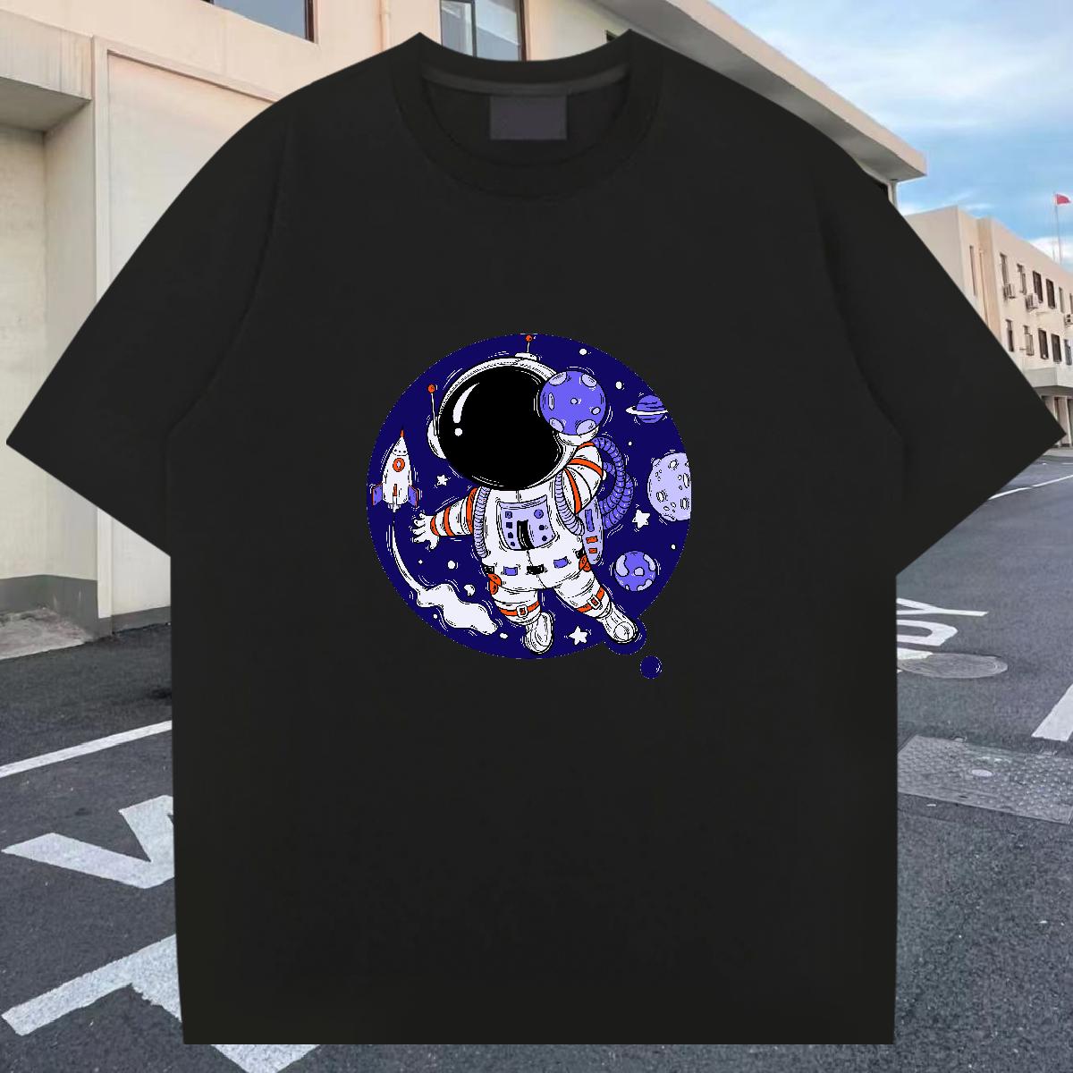 Brand T-Shirts for Men High Street Hip Hop Round Neck Short Sleeve Tshirt for Man Woman Fashion New Floral Print Tops Shirt