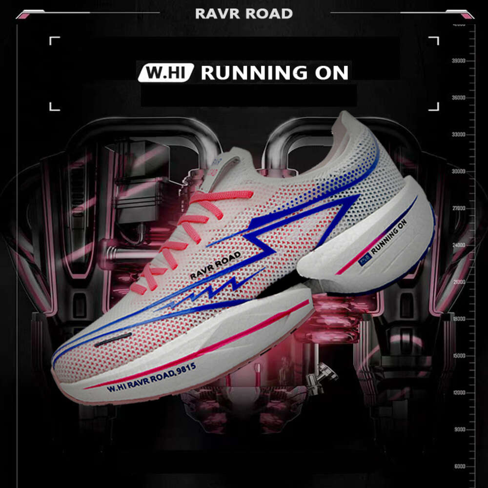 New Men's Sports Sneakers New Explosive Carbon Plate Marathon Racing Outdoor Non-slip Shock-absorbing Couple Running Shoes